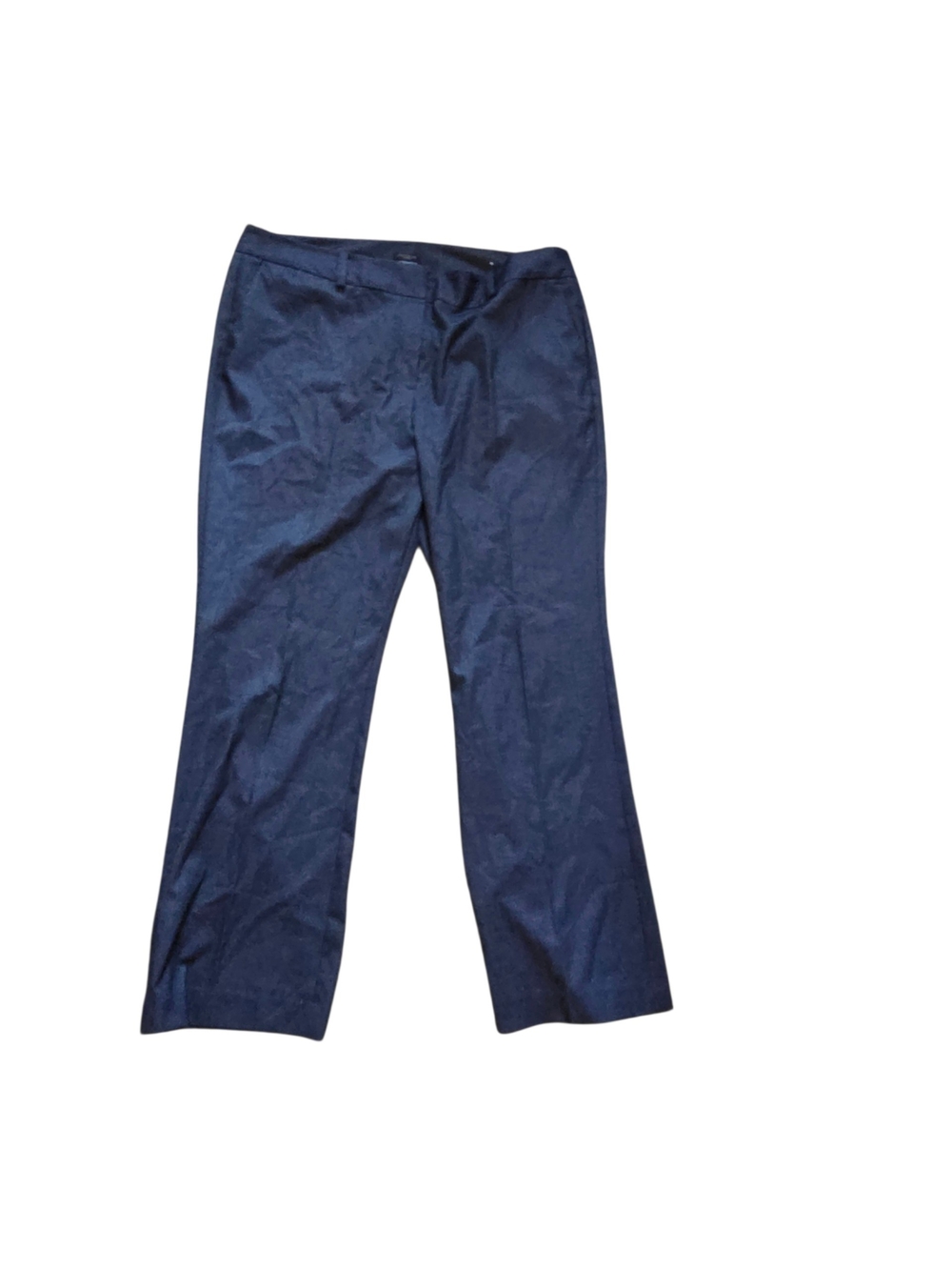 Ann Taylor Factory Navy and White Pinstripe Slacks